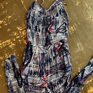 Billabong romper, cropped and strappy